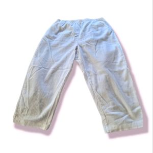 White Blair Capri Pants